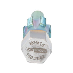 Kstools - Filettatrice con perno di guida per sensori temperatura, M14x1,5