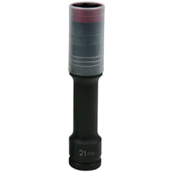 Kstools - SlimPOWER Bussole per avvitatori ad impulsi per cerchi in alluminio, extra lunghe, 21 mm