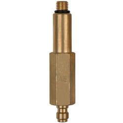 Kstools - Adattatore (lungo) M8x1,0 filettatura esterna e attacco tubo flessibile da 1/4' con anello di tenuta