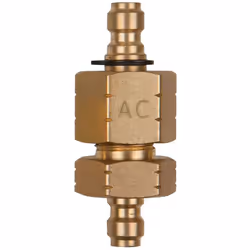 Doppio adattatore M14x1,25 filettatura interna ed esterna e attacco tubo flessibile da 1/4" Diametro del tubo flessibile 1/4 ...