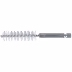 Spazzola setole in nylon 1/4" Ø 11 mm Lunghezza totale L in mm 100 Azionamento 1/4" Peso del tessuto 15 Diametro in mm 11 Dim ...