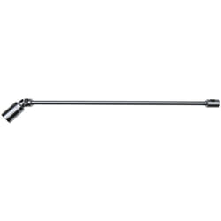 Bussola per candele 3/8' con snodo, lunga, 14 mm