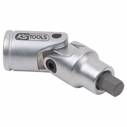 KS Tools 911.3904, Presa elettrica, 3/8", Metrico, 1 testina/e, Acciaio al cromo vanadio, DIN 3120, ISO 1174