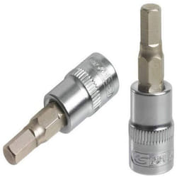 Kstools - ks Tools 922.1462 - Bussola cacciavite esagonale da 1/4', lunghezza 37 mm, 4 mm, serie ultimate®, in cromo vanadio, finitura cromata