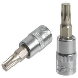 Ks Tools 922.1577 Chiave a bussola torx® 1/4', L.37 mm - T8 - Serie Ultimate® - Cromo Vanadio - Finitura Cromo Satinato