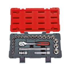 Scatola di bussole, cricchetti e accessori - ULTIMATE 1/2'' 24 pezzi - KS TOOLS - 922.0623