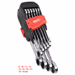 KS Tools 503.4250, Acciaio al cromo vanadio, 72 pz, DIN 3113, ISO 3318, 10 pz, 1,24 kg