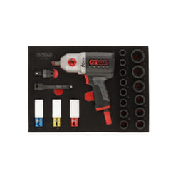 Set di chiavi a bussola e a percussione 1/2 ks tools - 20 pezzi - 712.1020