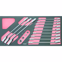 Ce produit: Tasto modulo às misto reversibile cricchetto Risultato GEARplus con adattatori 16 parti KS TOOLS 713.2027 vous ...