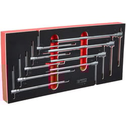 Ks Tools - 713.5018 - set chiavi a brugola - chiavi torx a t 9 pezzi