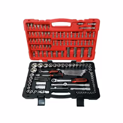 Dettagli : Composizione:13 x bussole corte 1/4 : 4 - 4,5 - 5 - 5,5 - 6 - 7 -8 - 9 - 10 - 11 - 12 - 13 - 14 mm6 x bussole lung ...