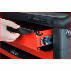 KS Tools 826.0007 Cassetta degli attrezzi Acciaio Nero, Rosso - Vista aggiuntiva 7