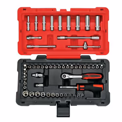 KS Tools 922.0655, Set di bussole, 1/4", 12 testina/e