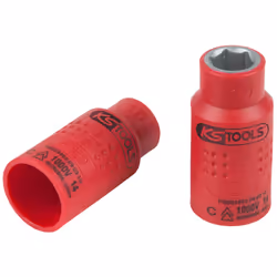 KS Tools 118.3836, Set di bussole, 3/8", Metrico, 43 testina/e, 11 mm, Acciaio al cromo vanadio