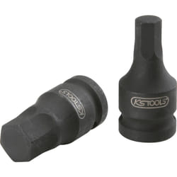 3/8' Bussola per avvitatore pneumatico per viti a brugola, corta, 3 mm