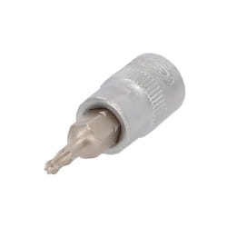 Bussola a inserto 1/4' con testa sferica per viti Torx, T10