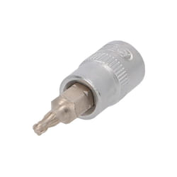 Bussola a inserto 1/4' per viti Torx con testa sferica, T15