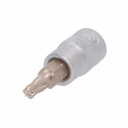 Torx Attacco quadro femmina a norma DIN 3120 / ISO 1174 con sede per sfera di tenuta Con inserto nichelato inserito a pressio ...