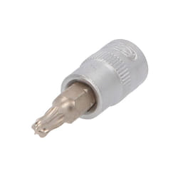 Bussola a inserto 1/4' per viti Torx con testa sferica, T25
