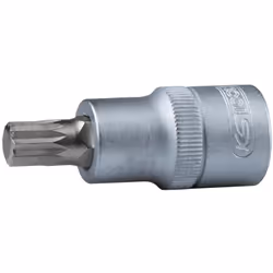 XZN® Attacco quadro femmina a norma DIN 3120 / ISO 1174 con sede per sfera di tenuta Con inserto nichelato inserito a pressio ...