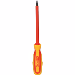 PZ Secondo norme DIN 7438 / DIN ISO 8764 Rivestimento isolante a norma IEC 60900 Impugnatura bicomponente Brunito Acciaio spe ...