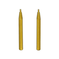 Kstools - Coppia di punte per pinze di sicurezza con doppio snodo, 1,0 mm, dritta