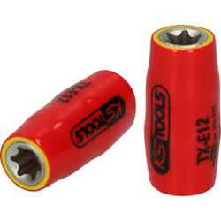 Kstools - 3/8' Bussola a inserto Torx-E con isolamento protettivo, E6