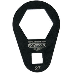 3/8' Chiave poligonale a innesto, extra piatta, 27 mm