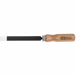 Superfici molate morsetto bordato Impugnatura in legno Acciaio speciale per utensili Lunghezza totale L1 in mm 375 Peso del t ...