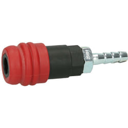 Giunto di sicurezza per aria compressa a 2 livelli con guaina flessile, 9mm