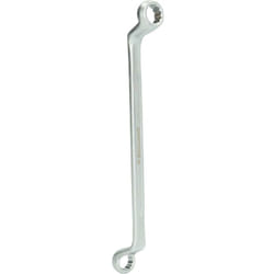 Brilliant Tools - Chiave poligonale doppia, curvata, 12 x 13 mm
