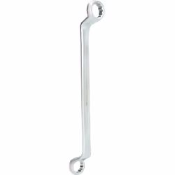 fabbricato secondo DIN 838 Forgiato Anelli piegati a 75° Con cromatura opaca Cromo vanadio Ampiezza chiave 18 x 19 mm La chia ...