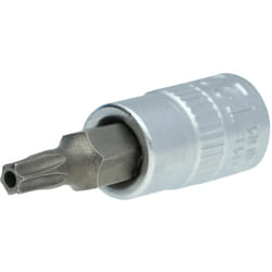 Bussola a inserto Torx 1/4&apos&apos,con foro, TB20