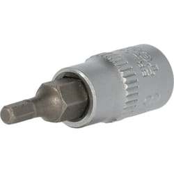 Bussola a inserto con esagono incassato 1/4", 3 mm