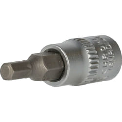 Bussola a inserto con esagono incassato 1/4", 4 mm