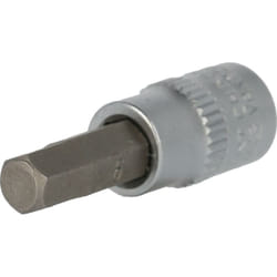 Bussola a inserto con esagono incassato 1/4', 6 mm