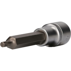 Bussola a inserto millerighe 1/2&apos&apos, lunga 100 mm, M5