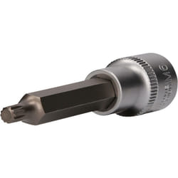 Bussola a inserto millerighe 1/2&apos&apos, lunga 100 mm, M6