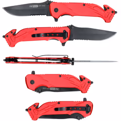 KS Tools 907.2220 coltello da tasca Camper/scout Nero, Rosso - Vista aggiuntiva 5
