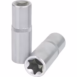 Torx profilo E Attacco quadro femmina a norma DIN 3120 / ISO 1174 con sede per sfera di tenuta Finitura lunga Per utilizzo ma ...