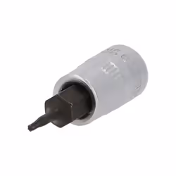 Torx Attacco quadro femmina a norma DIN 3120 / ISO 1174 con sede per sfera di tenuta Con inserto nichelato inserito a pressio ...