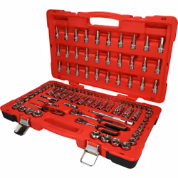 KS Tools 958.0699, Set di bussole, 3/8", 100 testina/e, Acciaio al cromo vanadio, 6,2 kg