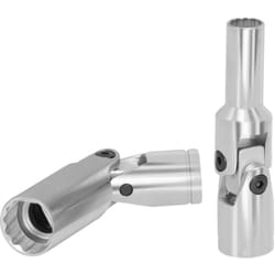 3/8' Bussola poligonale con snodo, 12 mm