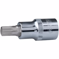 XZN® Attacco quadro femmina a norma DIN 3120 / ISO 1174 con sede per sfera di tenuta Con inserto nichelato inserito a pressio ...