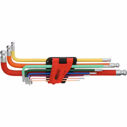 KS Tools 151.3222, 9 pz, Acciaio, Cromo, DIN ISO 2936, 426 g