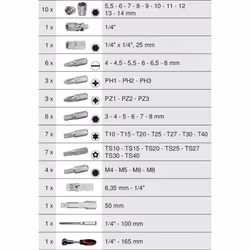 KS Tools 922.0651 bussola e set di bussole