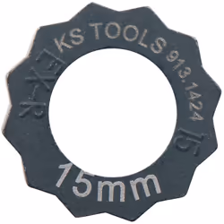 Estrattore per dadi, 15 mm Peso del tessuto 6 Dimensioni dell'imballaggio 1 Dimensione del profilo 15 mm