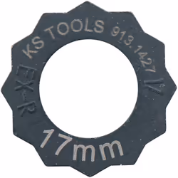 Estrattore per dadi, 17 mm Peso del tessuto 8 Dimensioni dell'imballaggio 1 Dimensione del profilo 17 mm