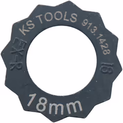 Estrattore per dadi, 18 mm Peso del tessuto 10 Dimensioni dell'imballaggio 1 Dimensione del profilo 18 mm