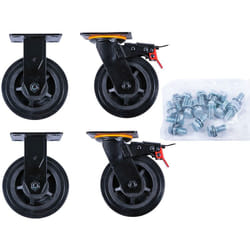 Kstools - Serie di rotelle per carrello portautensili P45 incluse viti